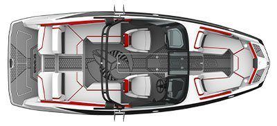 Two people riding on a SeaDoo